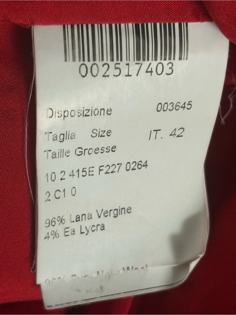 LAVIA 18 Red Pleated Round Neck Sleeveless Side Zip Top Sz IT 42/M fully lined